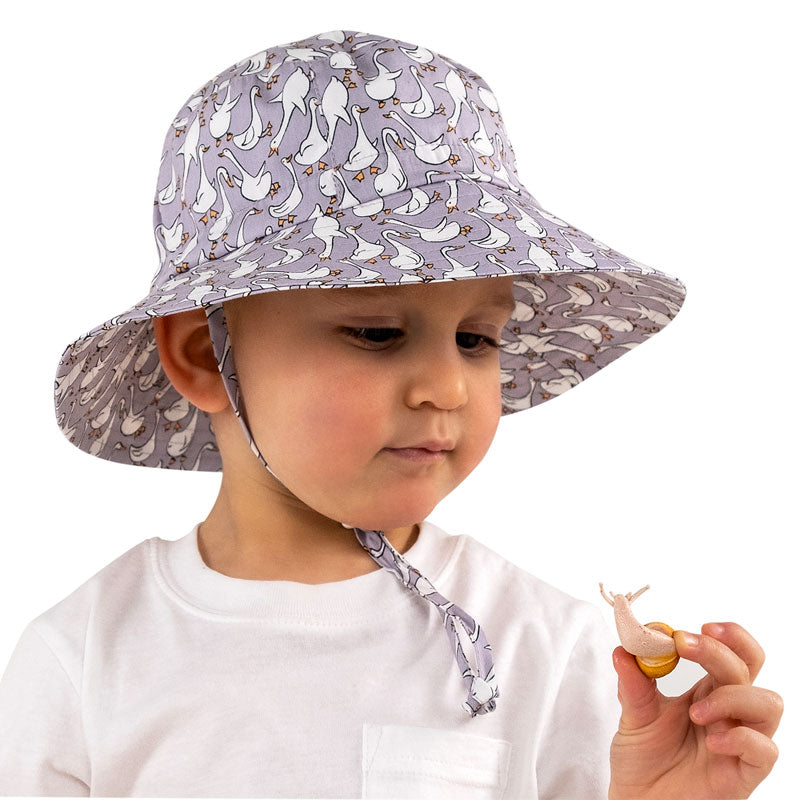 Jan & Jul Boys' Adjustable Cotton Bucket Sun-Hat, with UV Protection