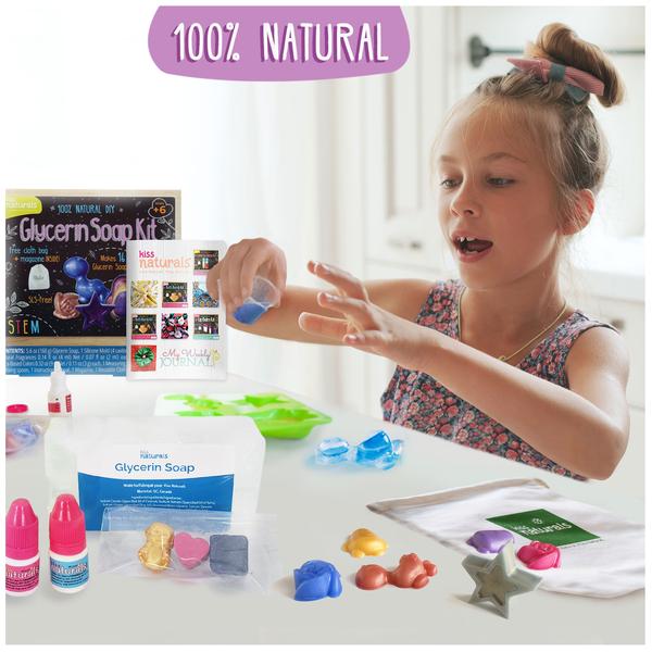 Kiss Naturals - Kit de fabrication de savon pour enfants avec