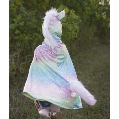 Great Pretenders Rainbow Reversible Unicorn/Dragon Hooded Cape
