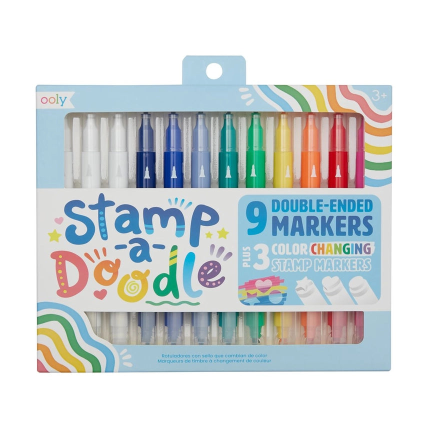 Ooly Stamp-a-Doodle Double Ended Markers (set of 12)
