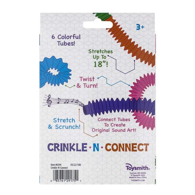 Crinkle N Connect Fidget Tubes