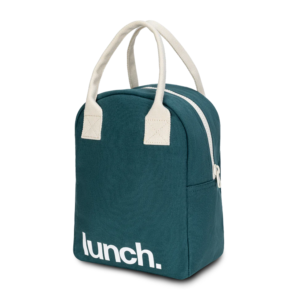 Fluf Zipper Lunch Bag - Cypress
