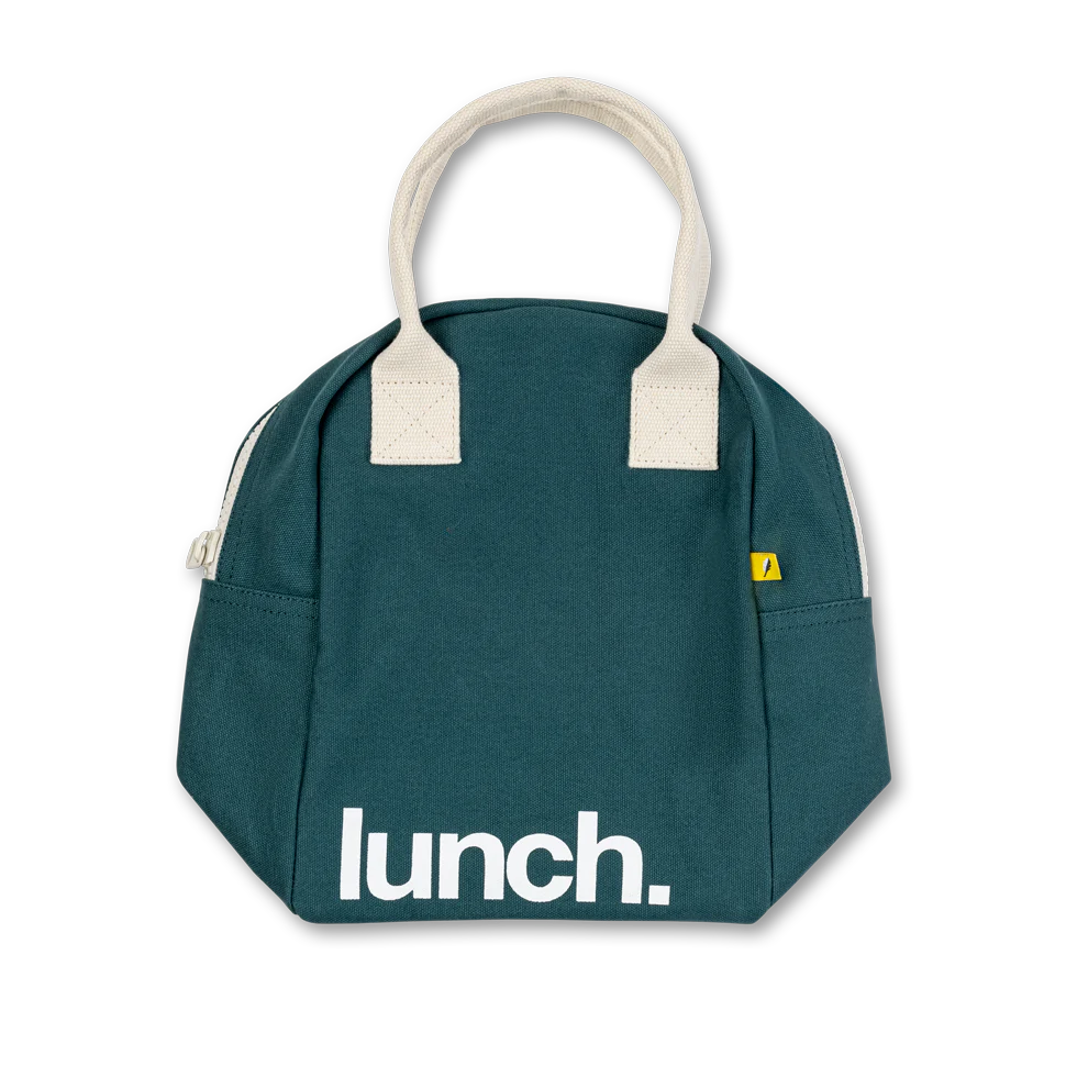 Fluf Zipper Lunch Bag - Cypress