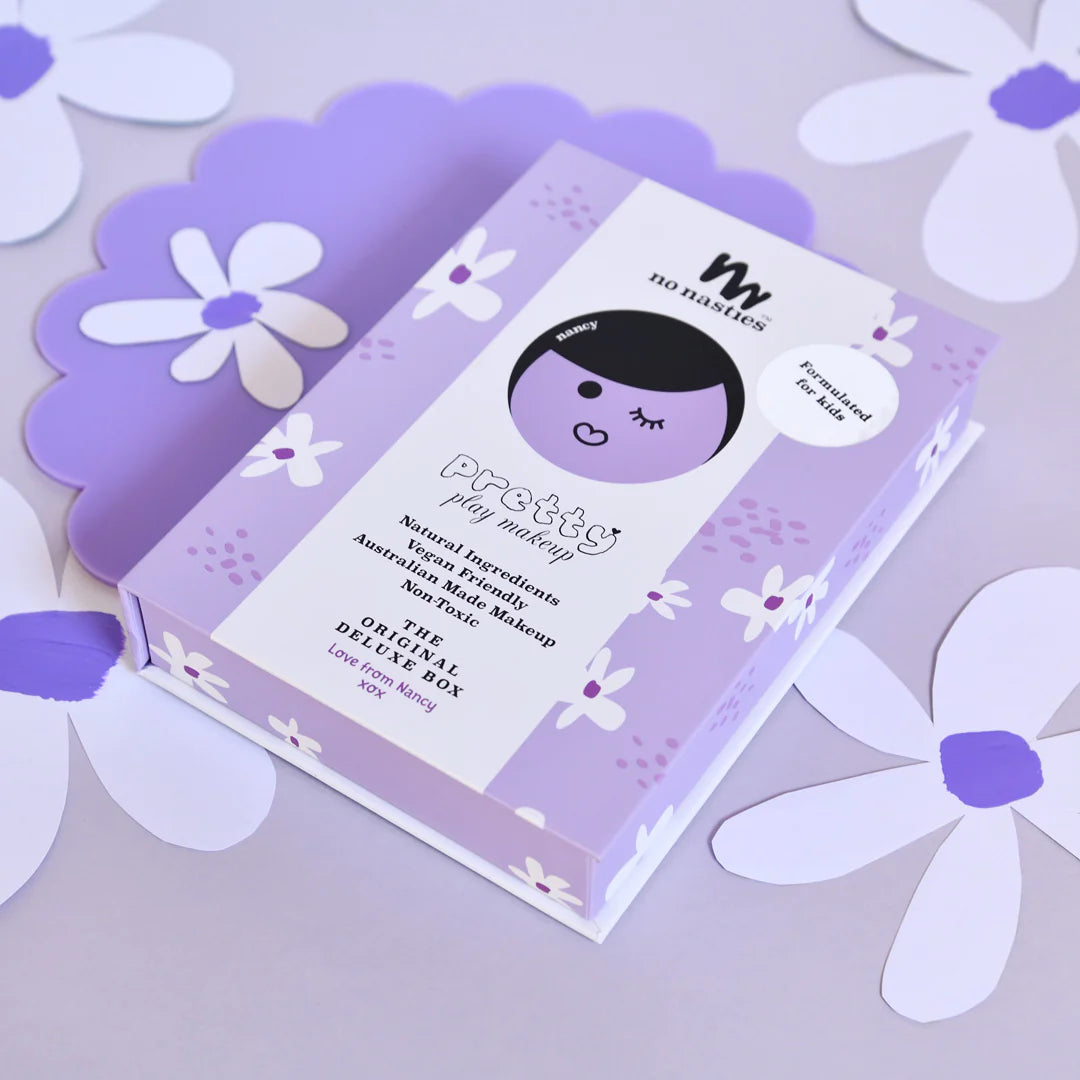 No Nasties Nancy Purple Natural Pressed Powder Kids Makeup Palette Kit
