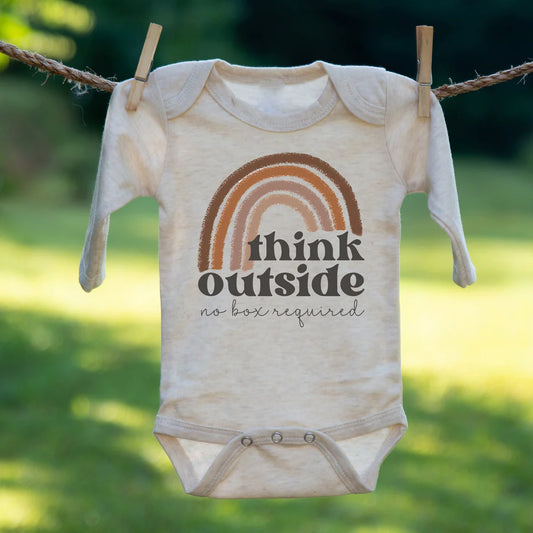 Barefoot Baby Think Outside Baby Body Suit