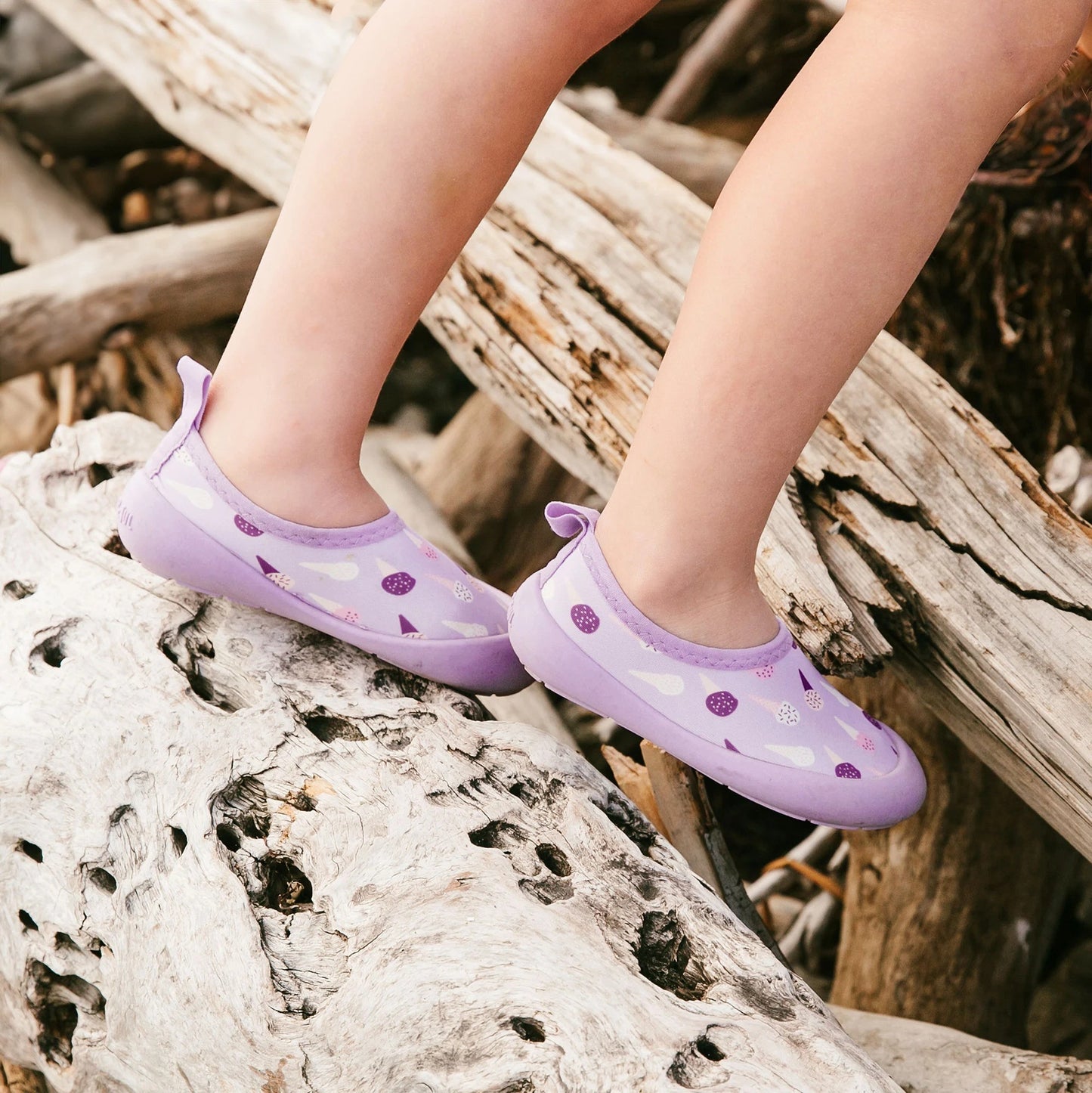 Jan & Jul Kids Water Shoes - Lavender Ice Cream