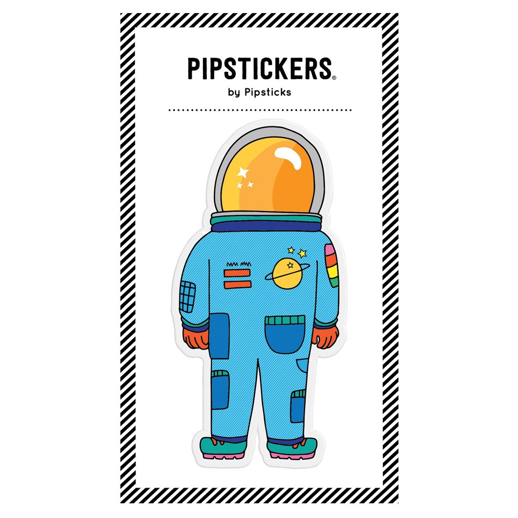 pipsticks big puffy sticker astronaut