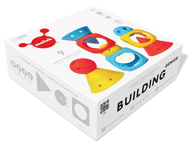 moluk building genius 9 piece educational set