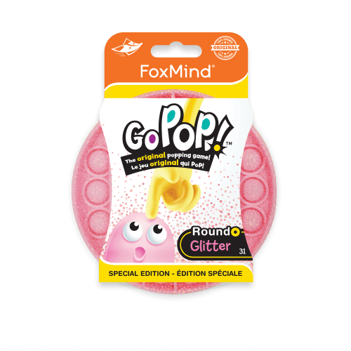 gopop roundo glitter pink glitter