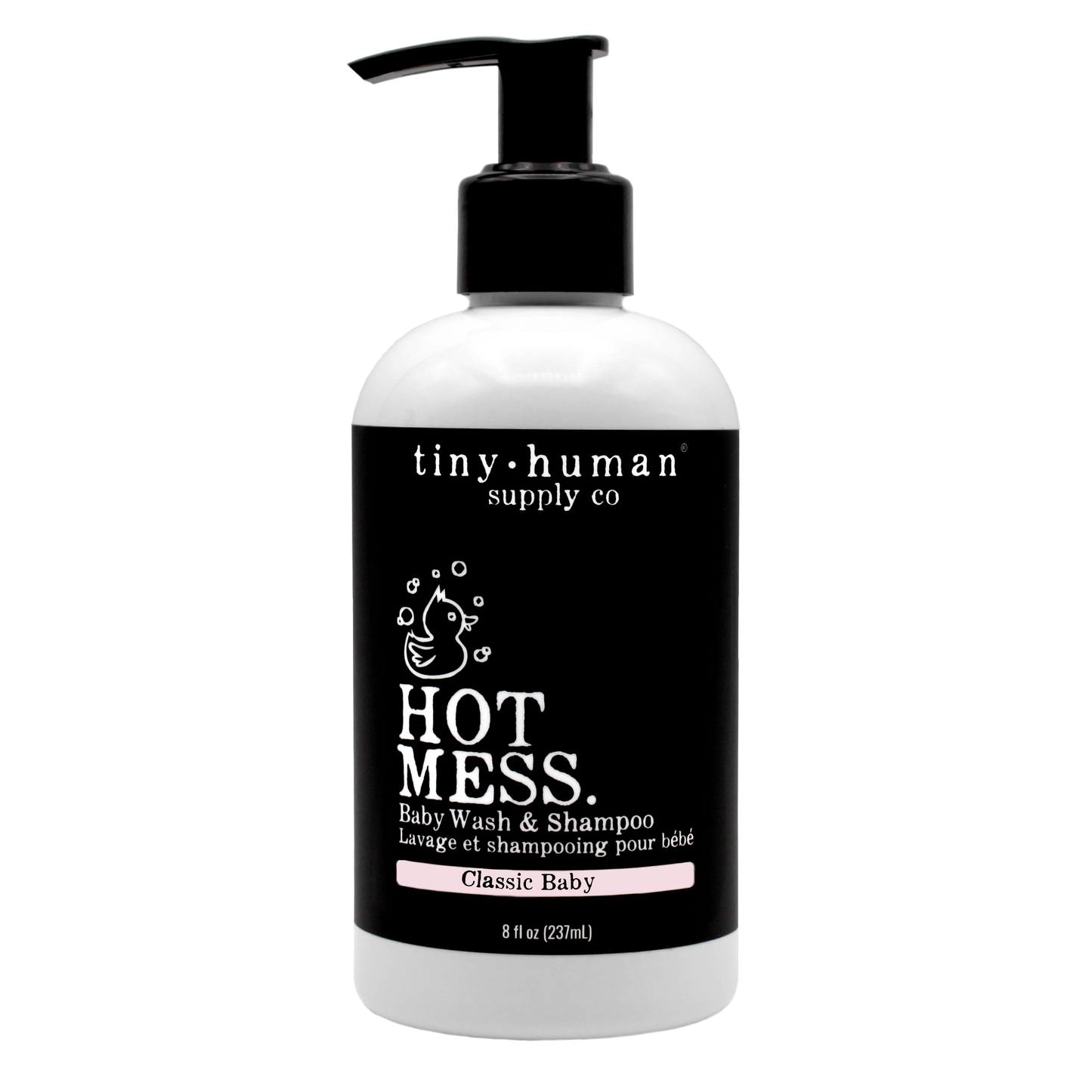 tiny human supply co. hot mess baby wash & shampoo classic baby
