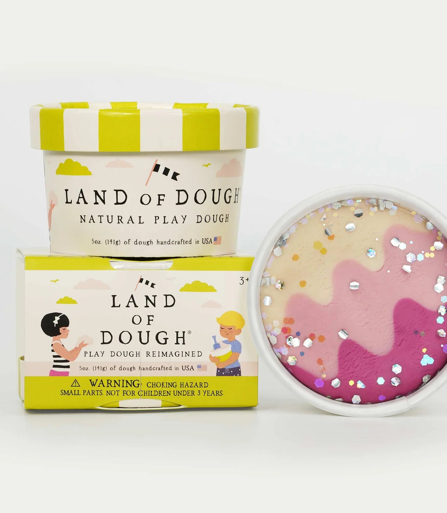 Land of Dough Princess Pink 5oz Cup
