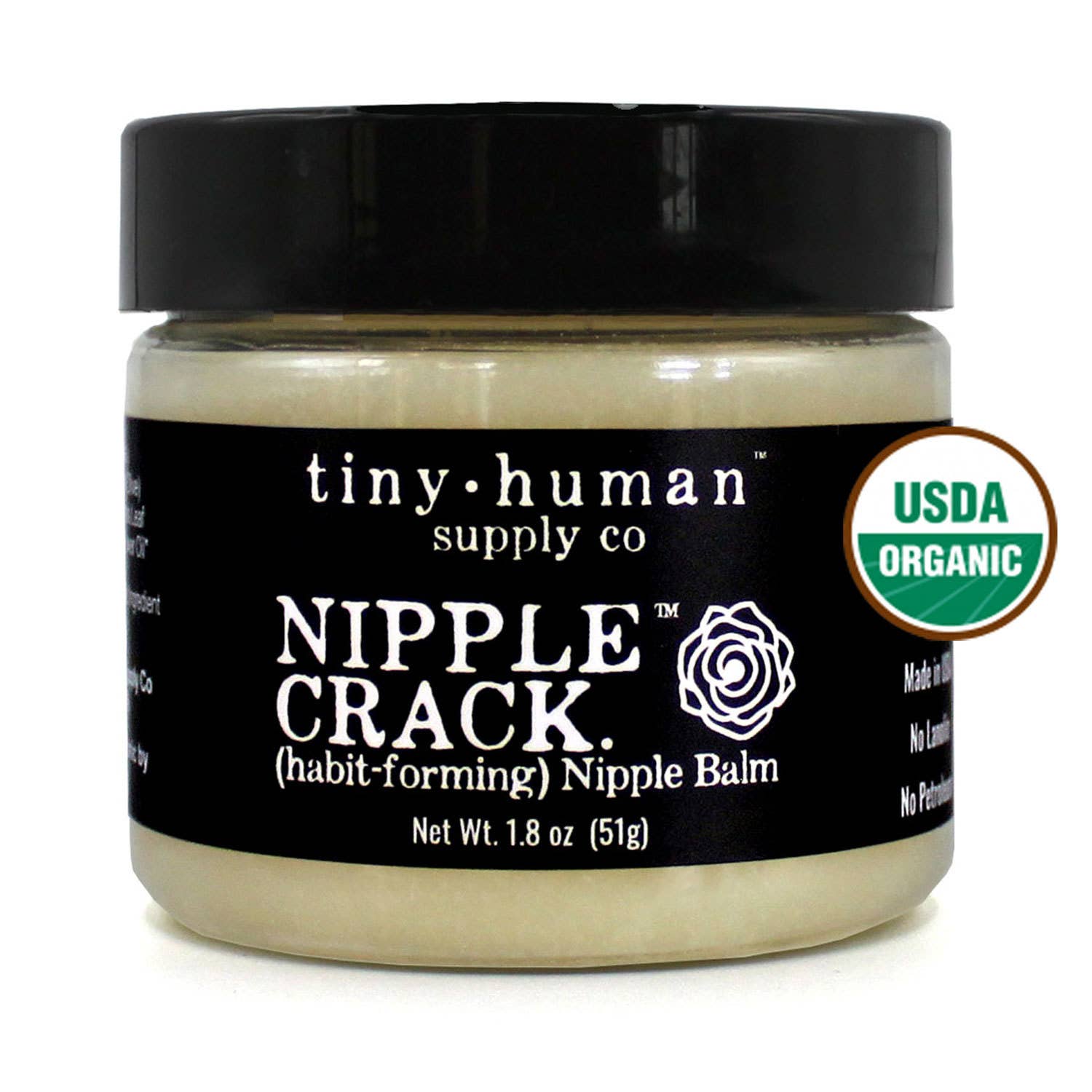 tiny human supply co. nipple crack nipple balm