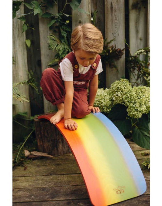 kinderfeets balance board rainbow