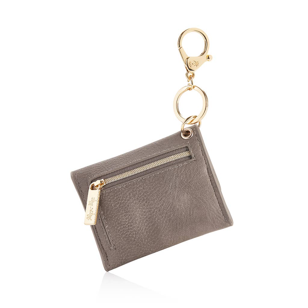 itzy ritzy mini wallet - taupe