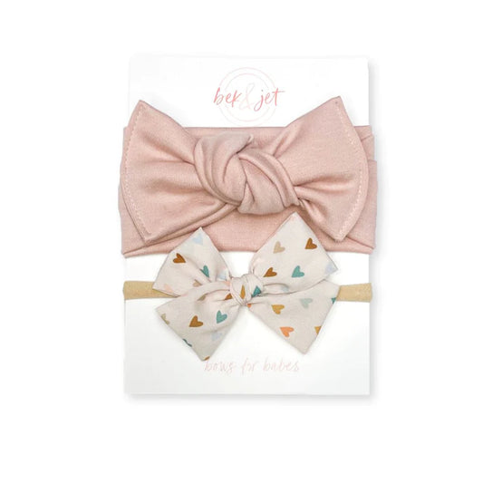 Bek & Jet Be Mine Set Headwrap and Bow