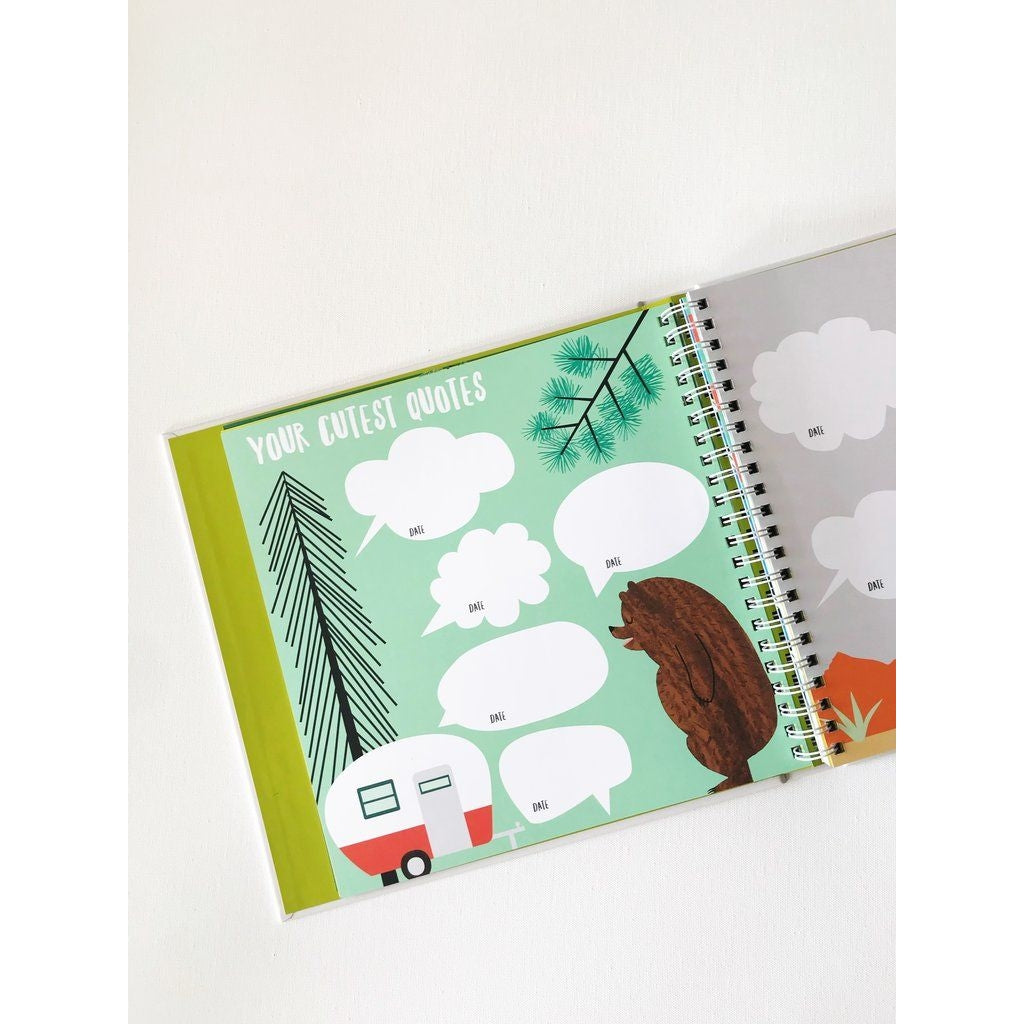 lucy darling the little years toddler memory book - green