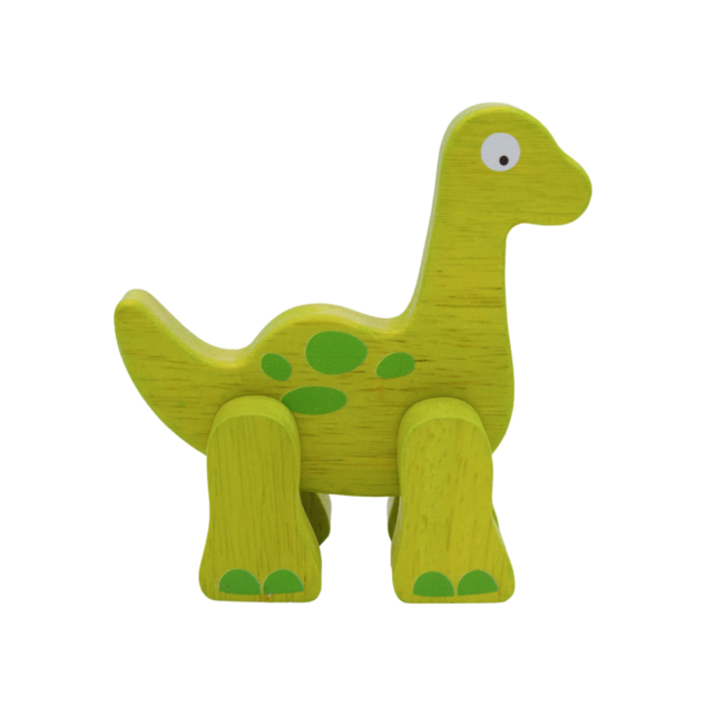 beginagain posable dinosaurs green - brontosaurus