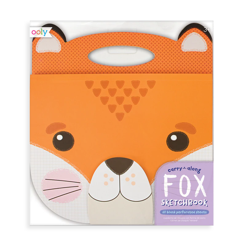 ooly carry along sketchbook - fox