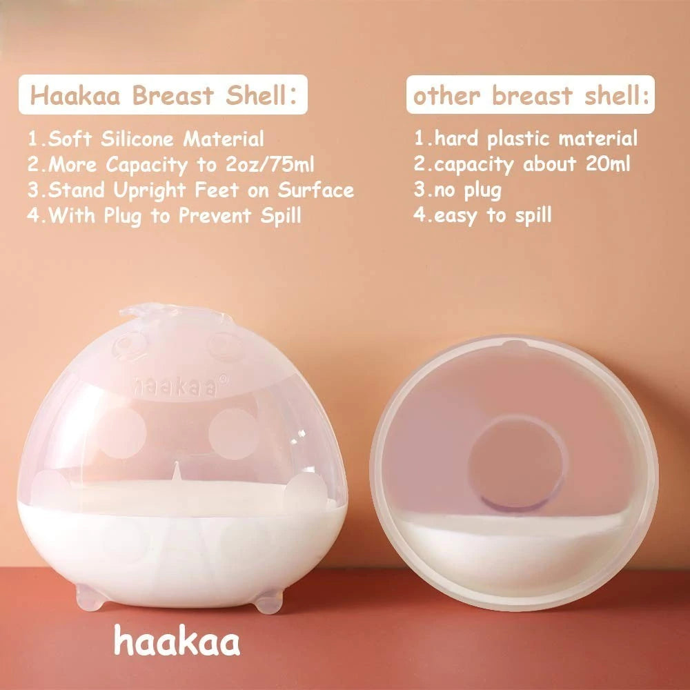 haakaa ladybug silicone breast milk collector