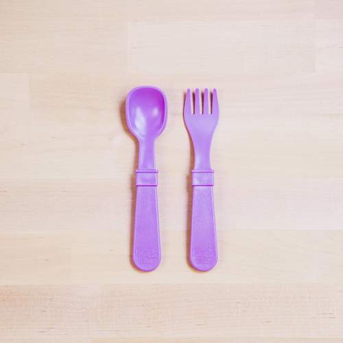 re-play utensil single sets purple