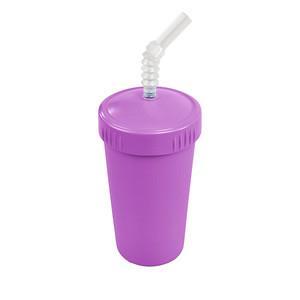 re-play straw cup purple