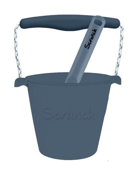 scrunch bucket and spade steel blue