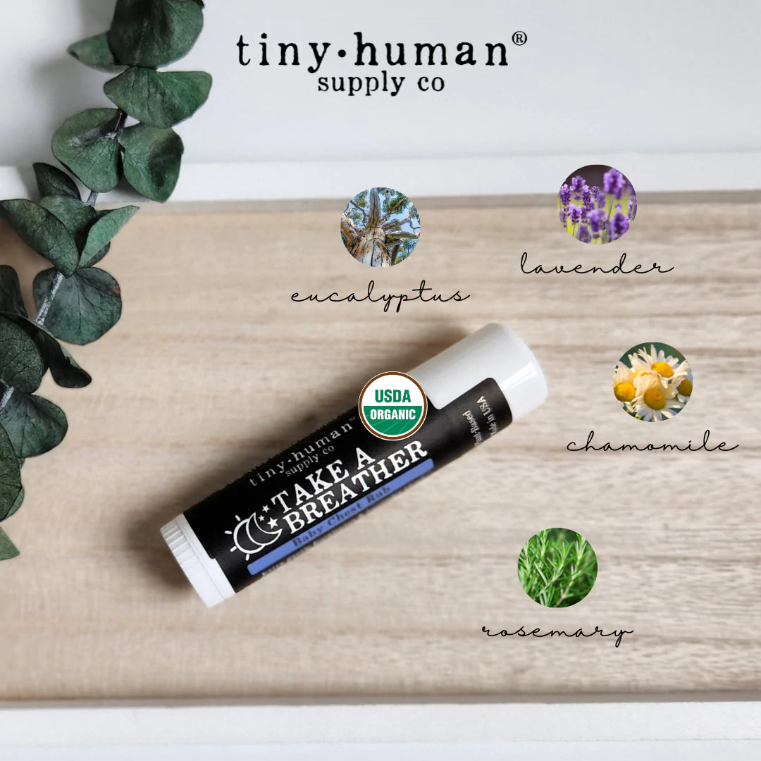tiny human supply co. take a breather chest rub stick