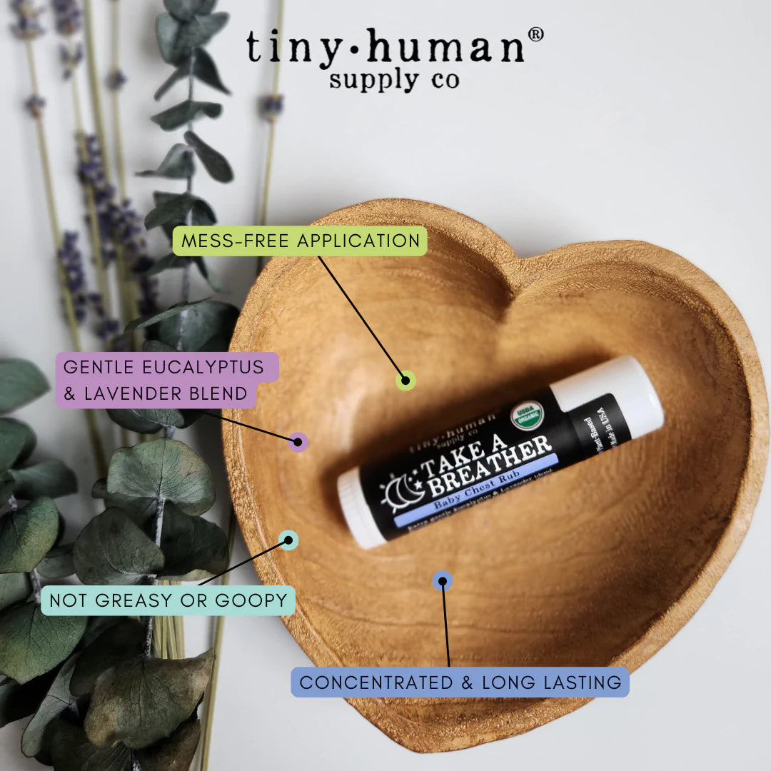 tiny human supply co. take a breather chest rub stick